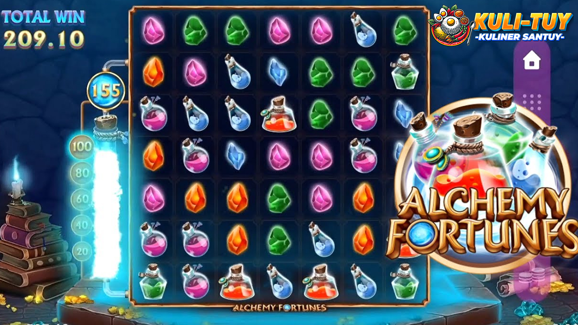 Dapatkan Jackpot Fantastis Setiap Hari di Slot Alchemy Fortunes