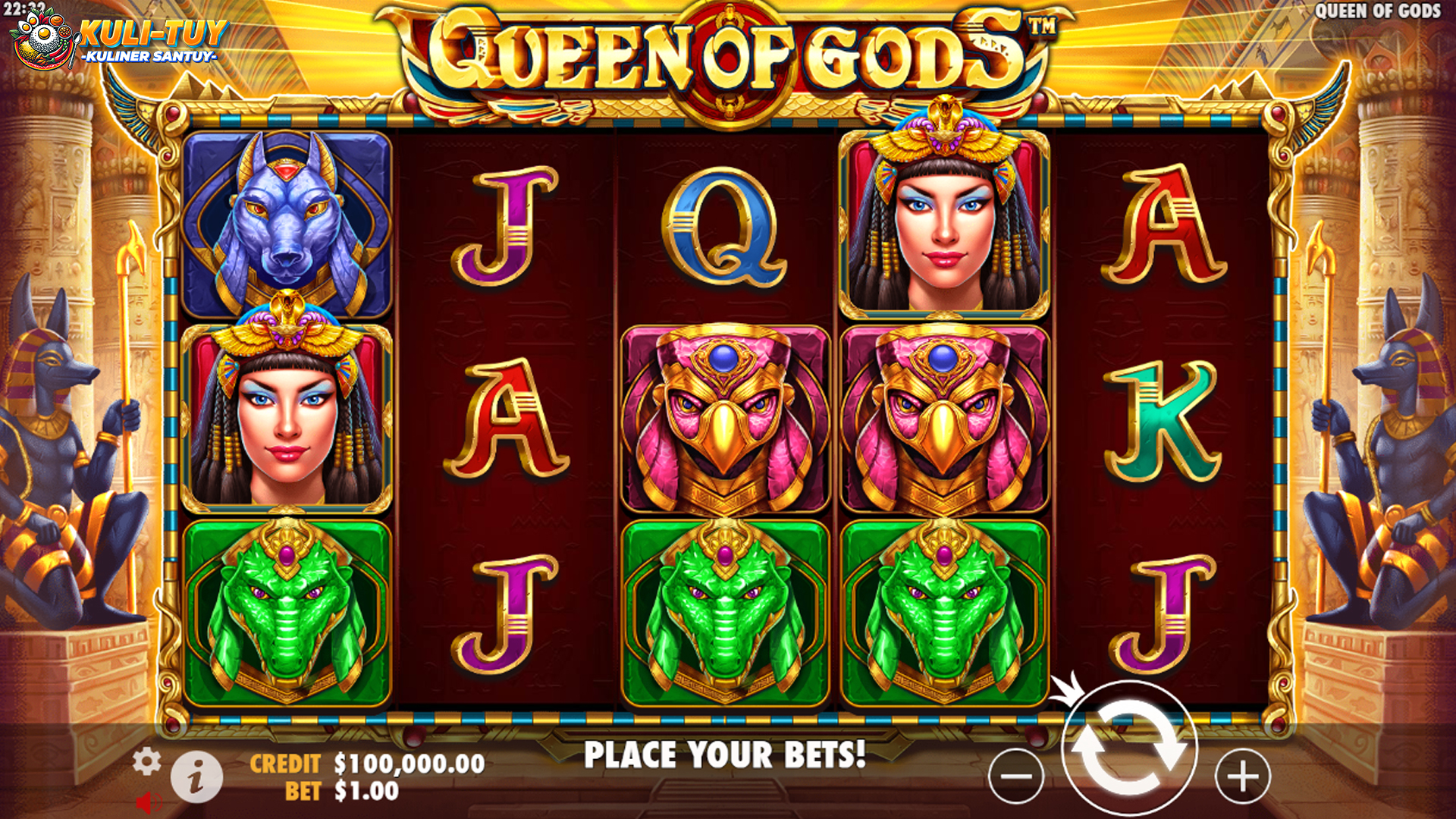 Slot Queen of Gods: Multiplier Ilahi, Menang Berkali-kali Lipat