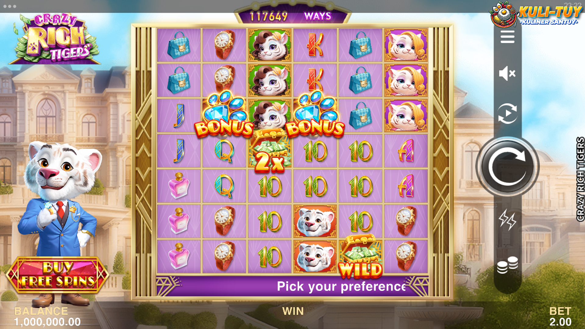 Mewah dan Menguntungkan: Menyelami Slot Crazy Rich Tigers