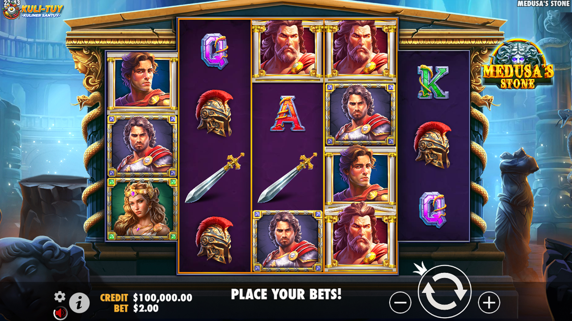 Slot Medusa’s Stone: Hati-hati, Tatapan Medusa Hadiahkanmu