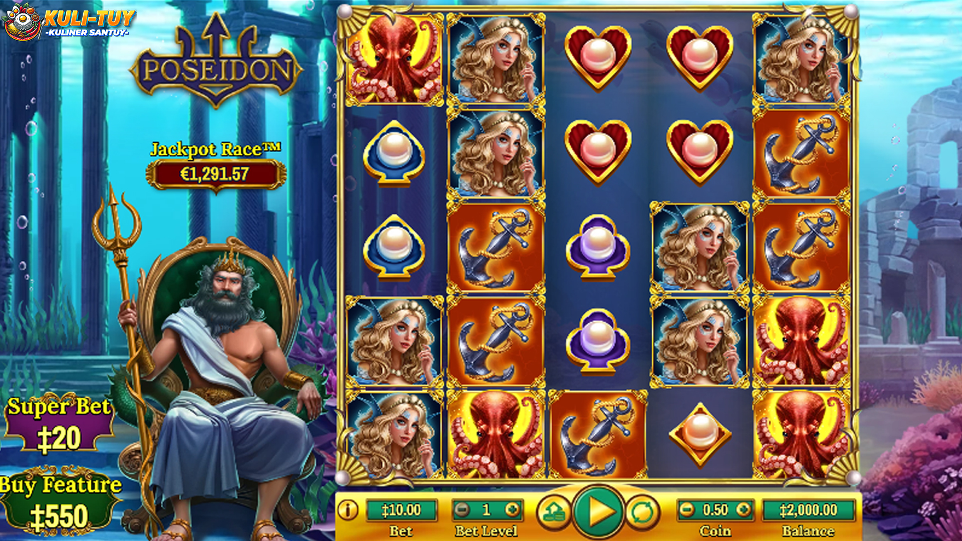 Slot Poseidon: Menangkan Hadiah Lautan Besar dengan Cepat