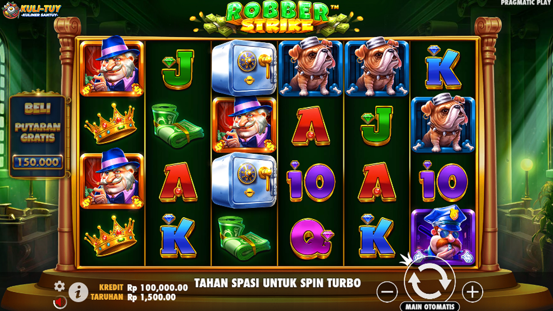 Main Robber Strike di Slot Online Untung Melimpah Pasti