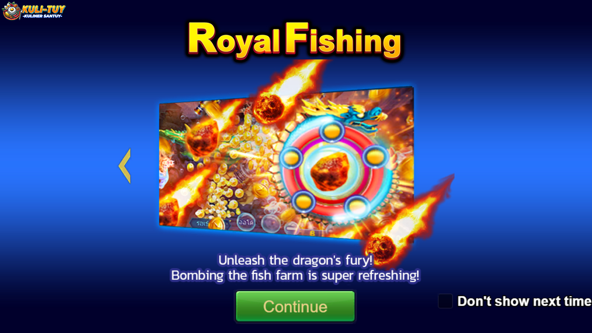 Main Game Slot Tembak Ikan Royal Fishing Untungnya Maksimal