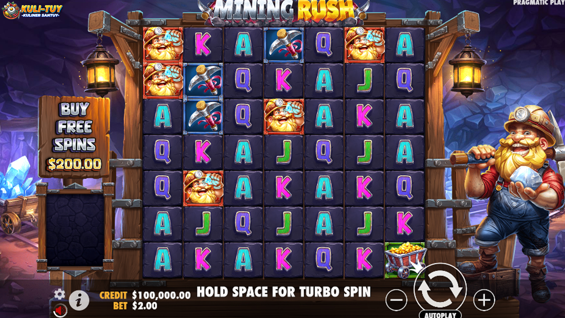 Seru Abis! Slot Online Mining Rush Bawa Harta Karun Besar