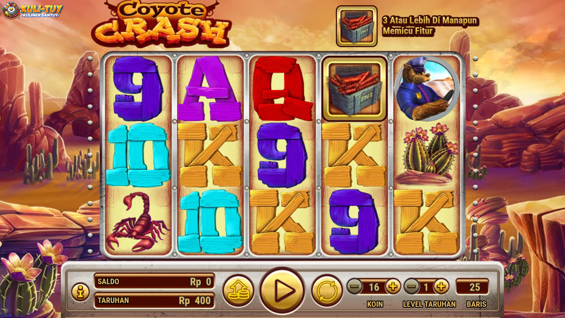 Buka Keseruan Coyote Crash di RUBY8000 Link Alternatif Terbaru