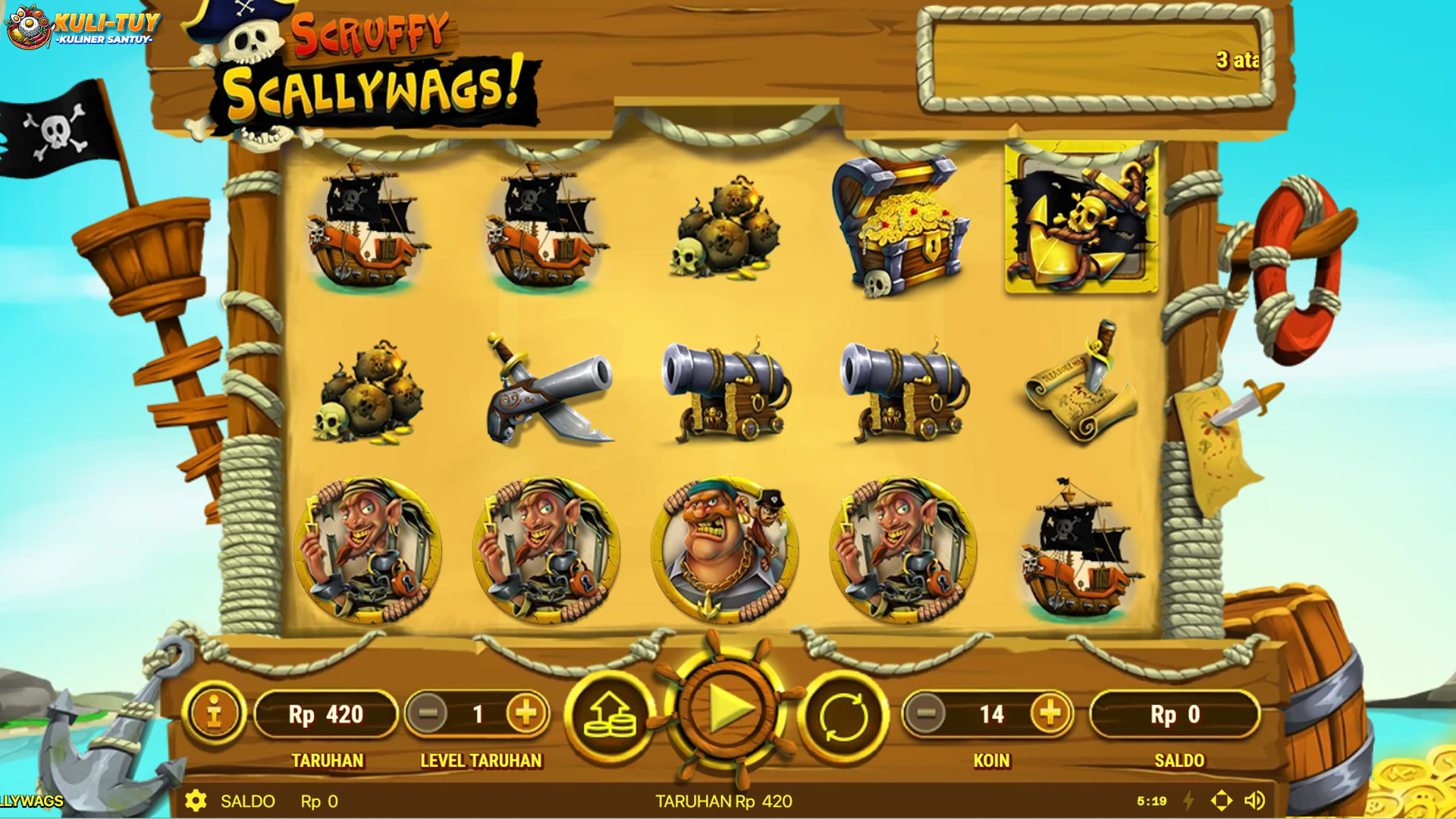 Slot Online Scruffy Scallywags: Cara Main, Pola & Rahasia Maxwin