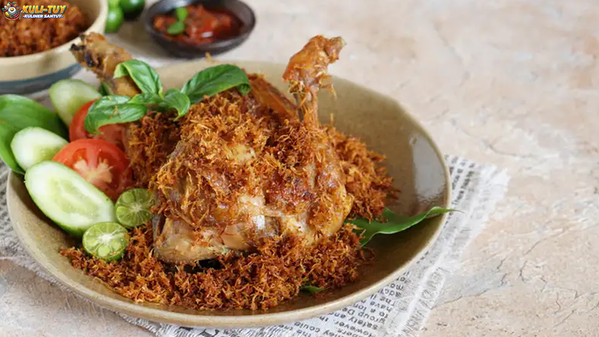 Sensasi 2 Rasa dalam Ayam Bumbu Serundeng Favorit Keluarga