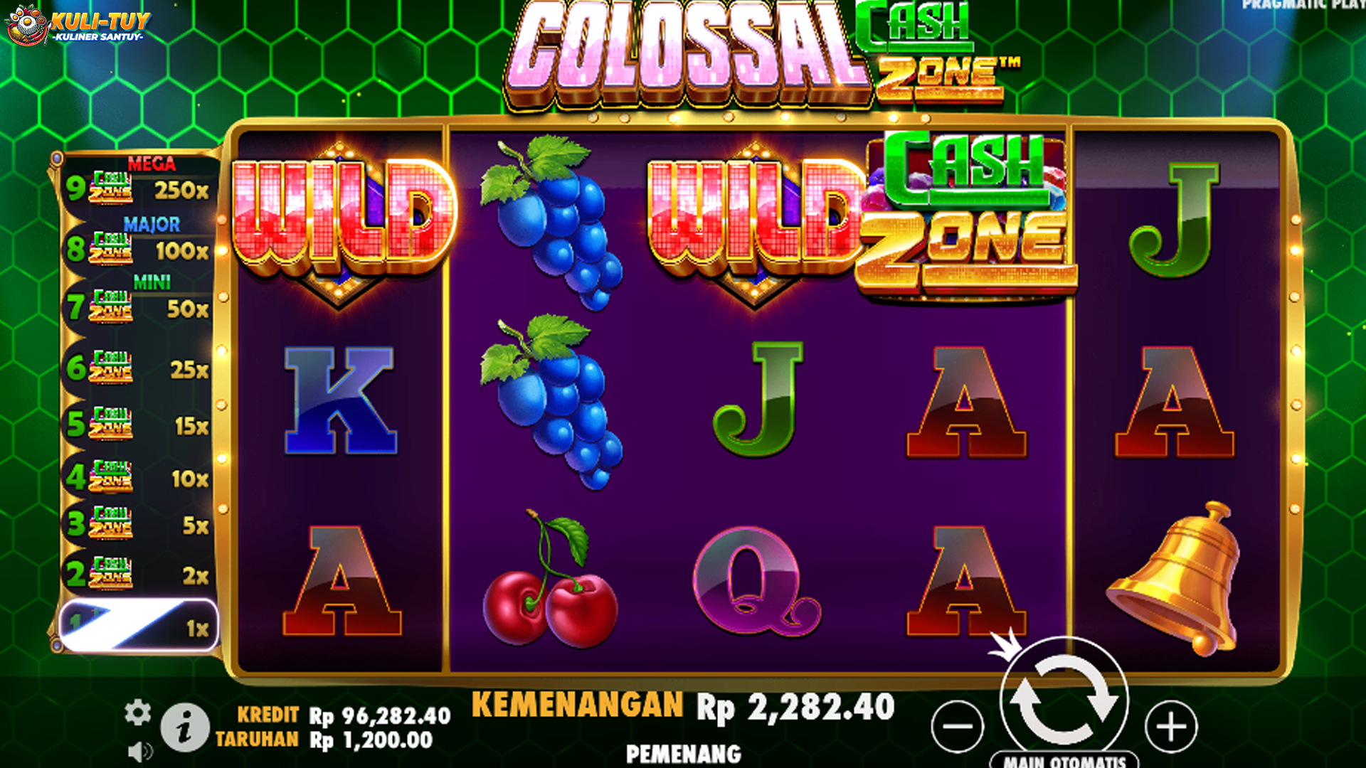 Review Slot Gacor di Ruby8000: Colossal Cash Zone Full Bonus