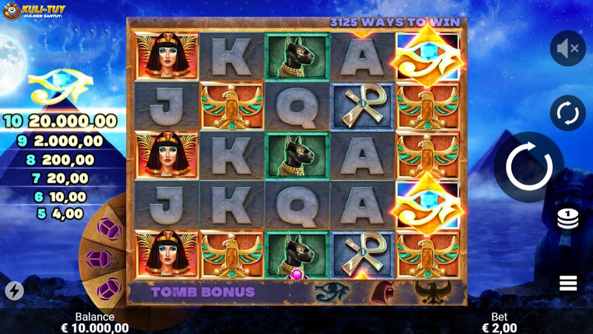 Slot Egyptian Tombs Kini Tawarkan 5 Keuntungan Spektakuler